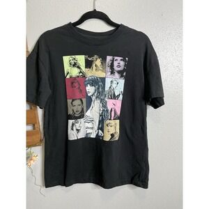 Taylor Swift Adult Small Black The Eras Tour Official Concert Graphic T-Shirt